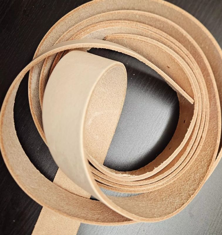 Leather Straps - Natural Veg Tanned - 60cm (24 inch) 2.0-2.2mm - Various Widths